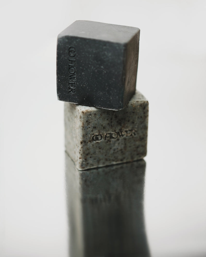 Soap Brick - Garden lavender & Charcoal