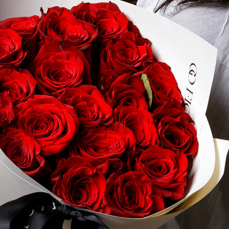 2 Dozen Red Milano Roses