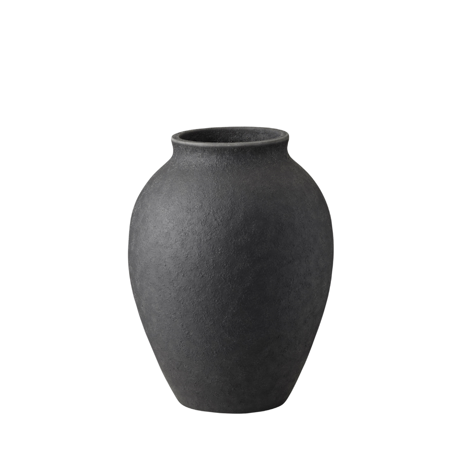 Ceramic Flower Vase H 12.5 cm Charcoal
