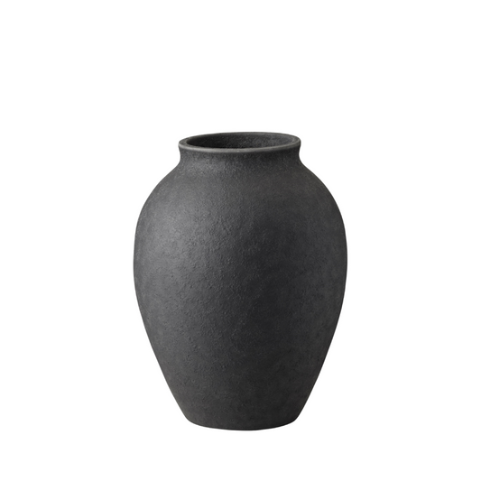 Ceramic Flower Vase H 12.5 cm Charcoal