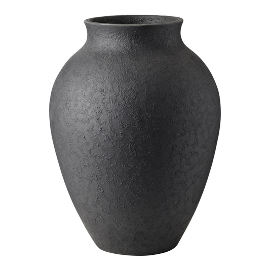 Ceramic Flower Vase charcoal H 27 cm