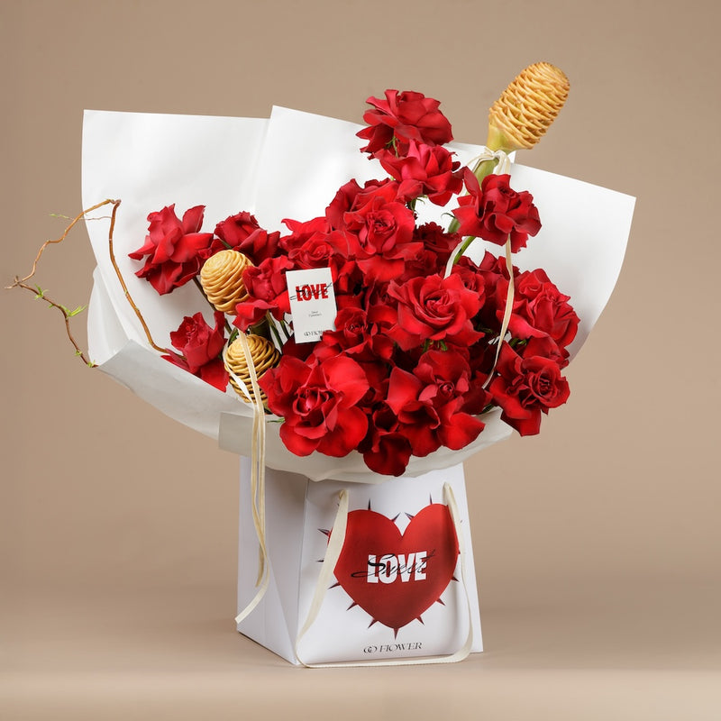 Honey Trap - Red Rose Bouquet