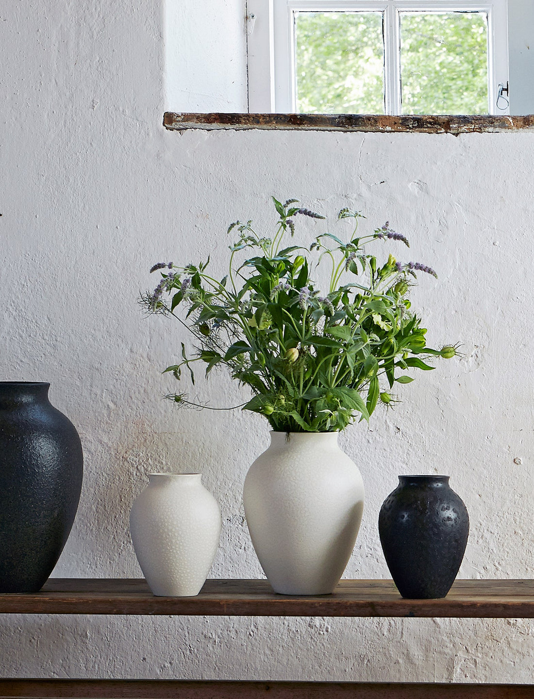 Ceramic Flower Vase H 20 cm