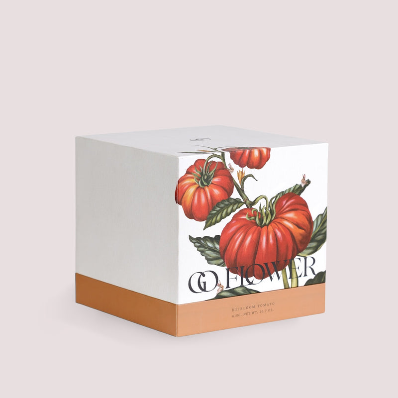 Heirloom tomato candle