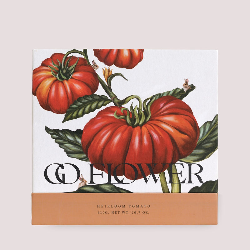 Heirloom tomato candle