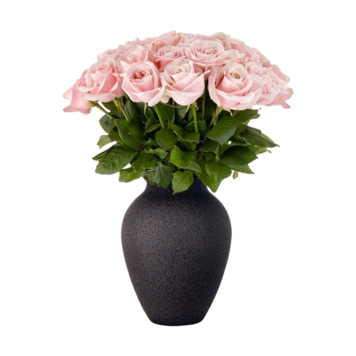 50 Pink O'hara in Charcoal Ceramic vase