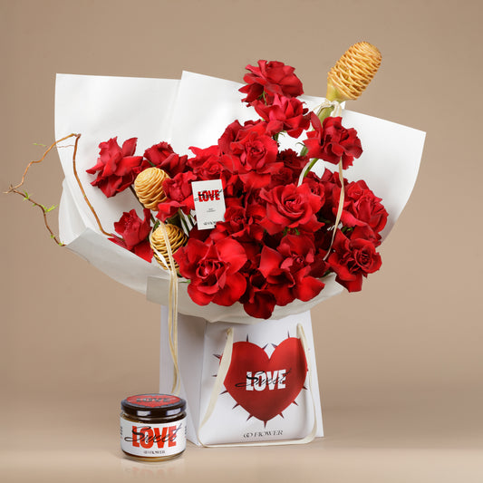 Honey Trap Rose Bouquet Set