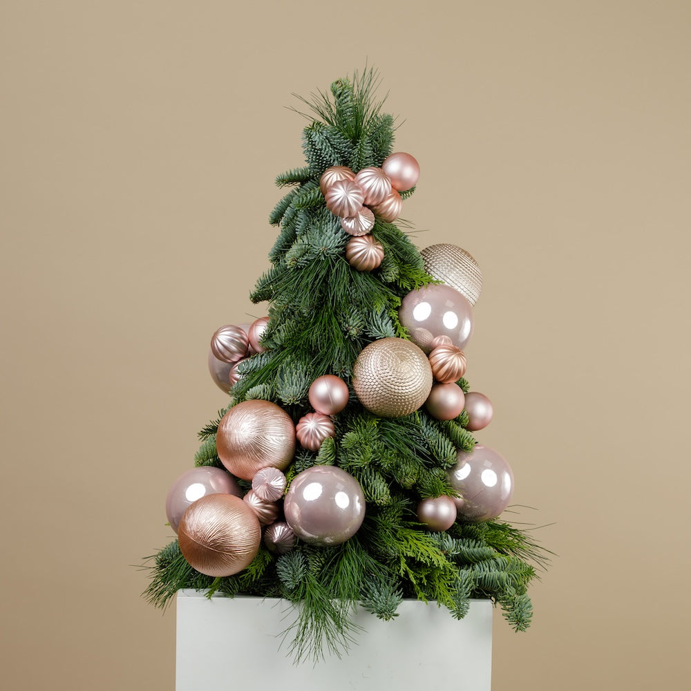 Christmas Tree - Blush Pink & Snow