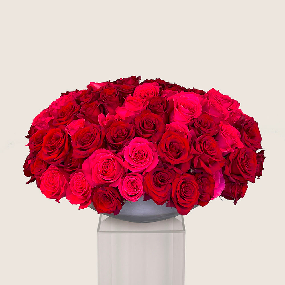 Red Milano 150 Roses – GO FLOWER