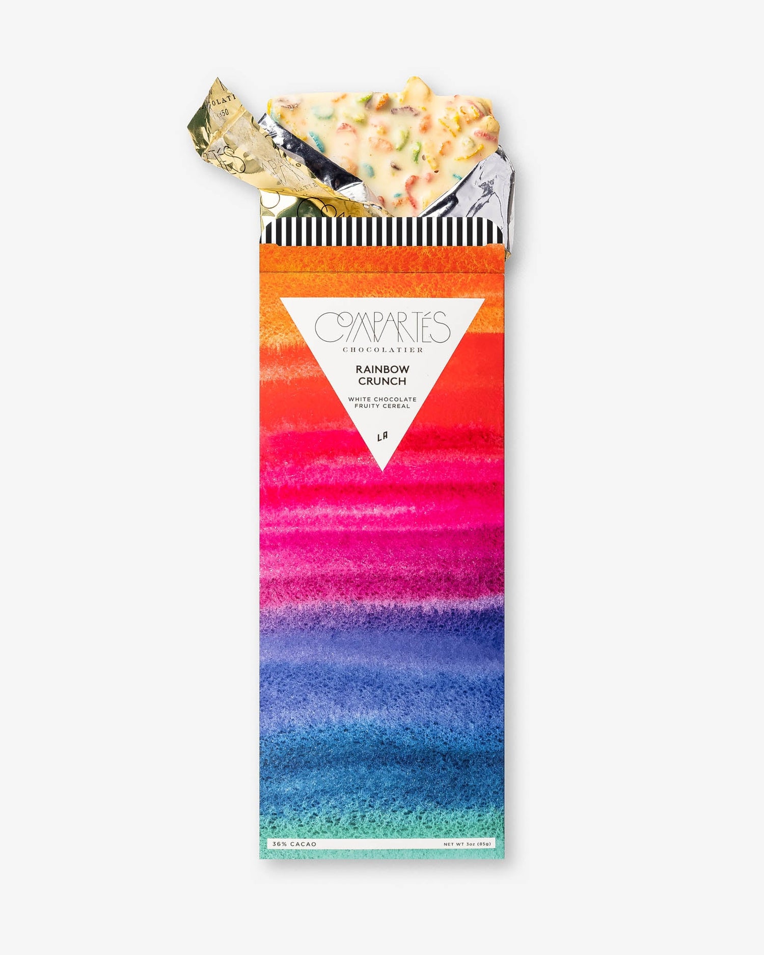 Rainbow Crunch Chocolate Bar